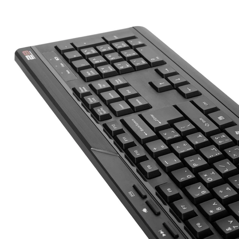 2B Combo Keyboard and Mouse Wireless - Black  - KB443 - Image 4
