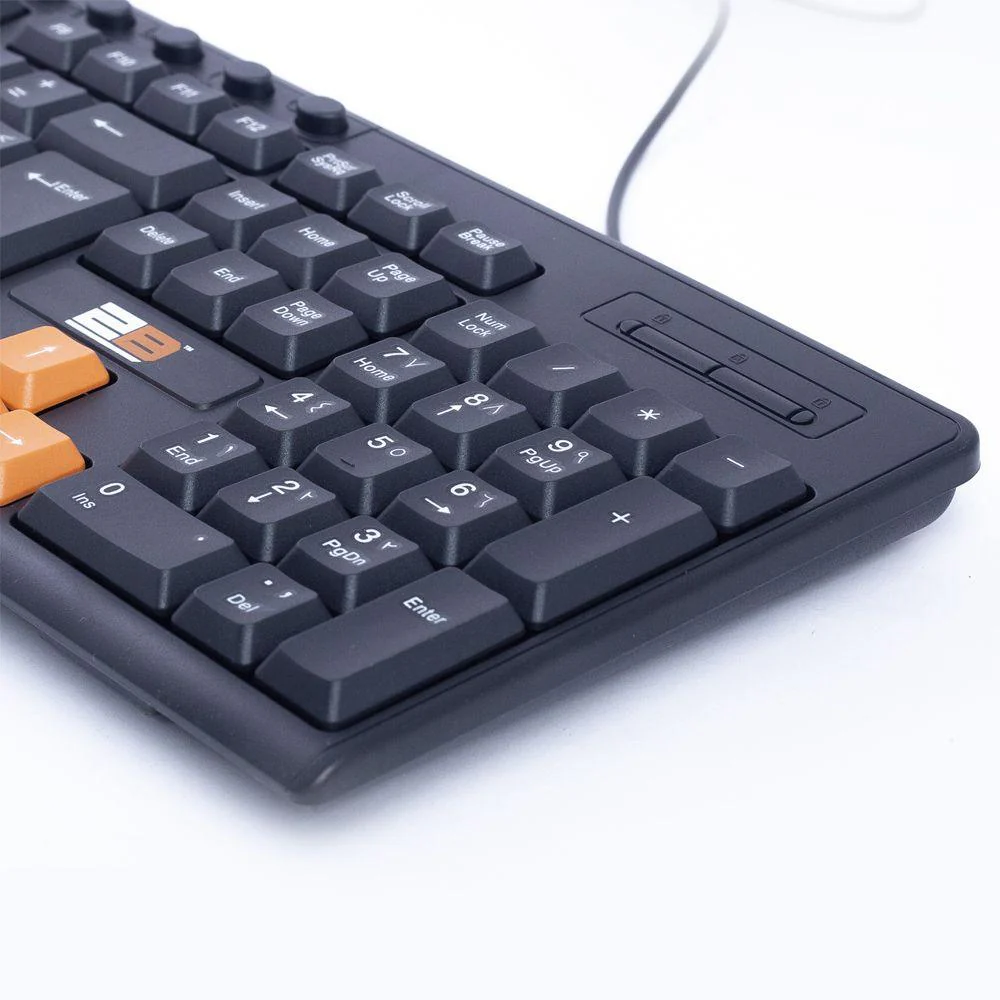 2B KB445 Multimedia USB Keyboard With Colored Buttons - Image 6