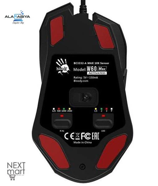 Bloody W60-MAX Activated RGB Gaming Mouse - Image 3