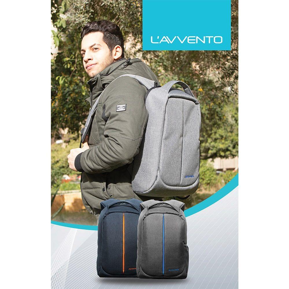 L'avvento BG04B Backpack fit up to 15.6” Nylon with Padded Laptop Compartment - black - Image 6