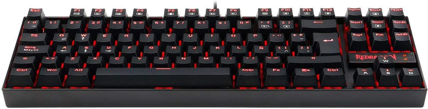 Redragon K552 KUMARA RED LED Backlit Mechanical Gaming Keyboard - Image 3